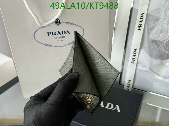 Prada-Wallet Mirror Quality Code: KT9488 $: 49USD