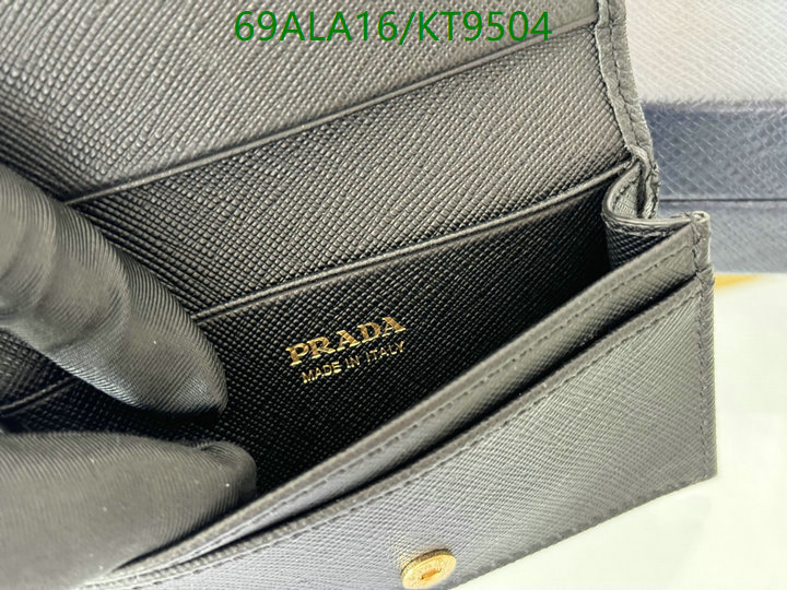 Prada-Wallet Mirror Quality Code: KT9504 $: 69USD