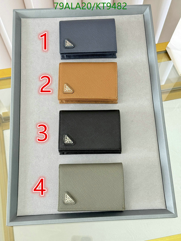 Prada-Wallet Mirror Quality Code: KT9482 $: 79USD