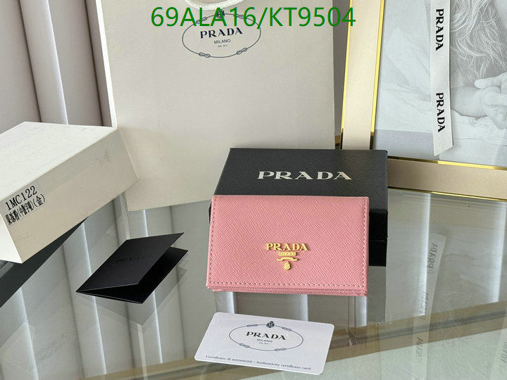 Prada-Wallet Mirror Quality Code: KT9504 $: 69USD