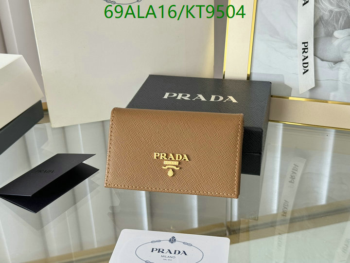 Prada-Wallet Mirror Quality Code: KT9504 $: 69USD