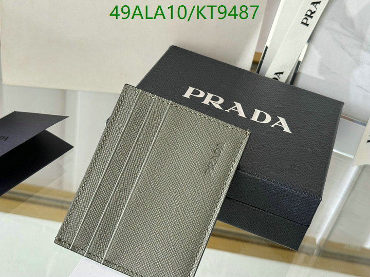 Prada-Wallet Mirror Quality Code: KT9487 $: 49USD