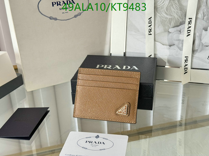 Prada-Wallet Mirror Quality Code: KT9483 $: 49USD