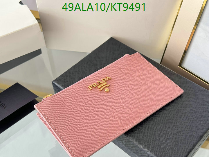 Prada-Wallet Mirror Quality Code: KT9491 $: 49USD