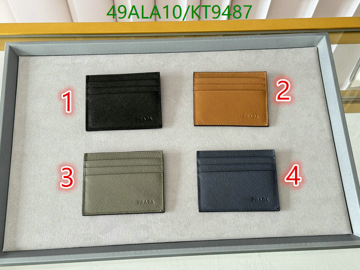 Prada-Wallet Mirror Quality Code: KT9487 $: 49USD