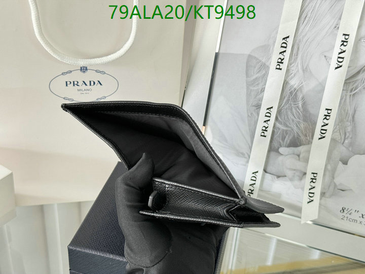 Prada-Wallet Mirror Quality Code: KT9498 $: 79USD