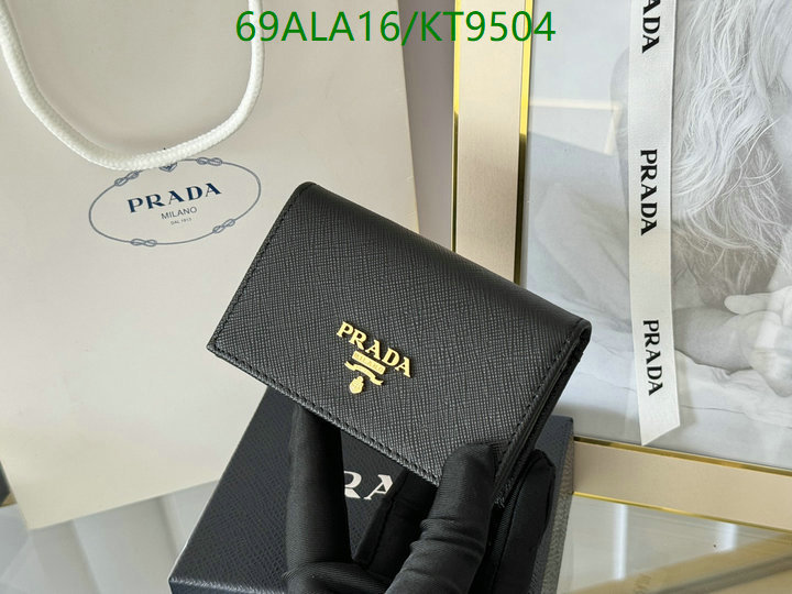 Prada-Wallet Mirror Quality Code: KT9504 $: 69USD