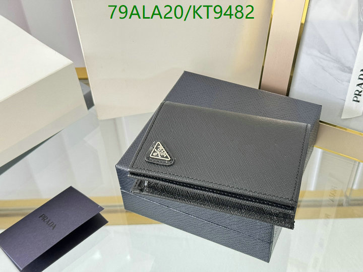 Prada-Wallet Mirror Quality Code: KT9482 $: 79USD