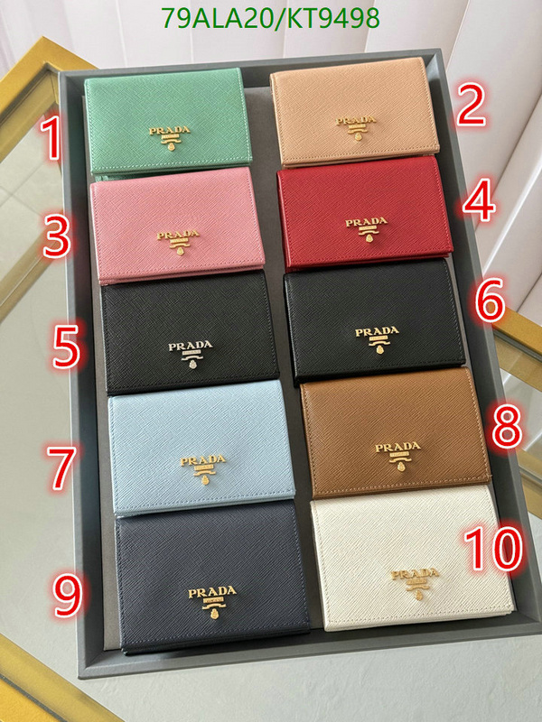 Prada-Wallet Mirror Quality Code: KT9498 $: 79USD