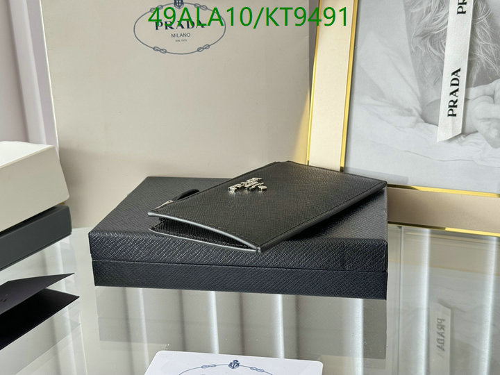 Prada-Wallet Mirror Quality Code: KT9491 $: 49USD