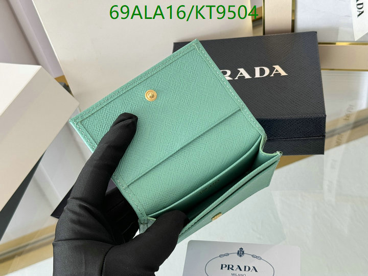 Prada-Wallet Mirror Quality Code: KT9504 $: 69USD