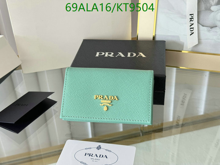 Prada-Wallet Mirror Quality Code: KT9504 $: 69USD