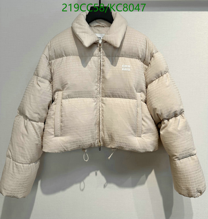 Miu Miu-Down jacket Women Code: KC8047 $: 219USD