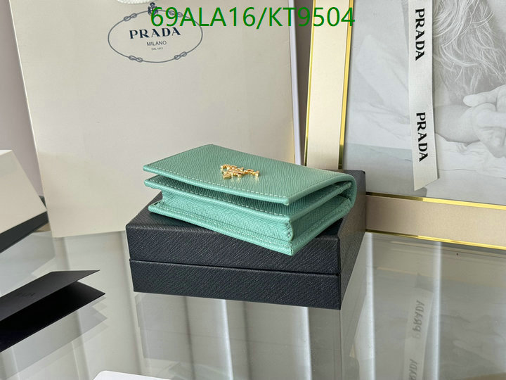 Prada-Wallet Mirror Quality Code: KT9504 $: 69USD