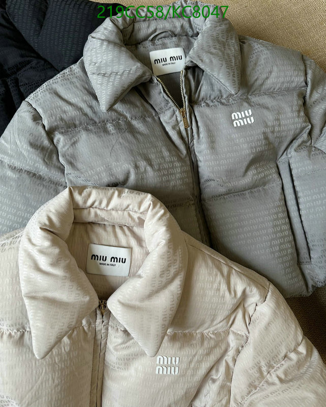 Miu Miu-Down jacket Women Code: KC8047 $: 219USD