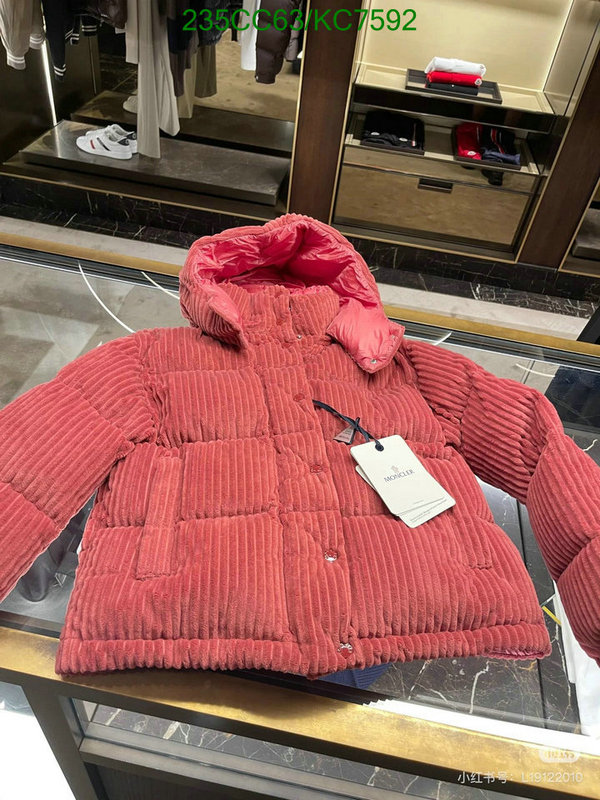 Moncler-Down jacket Women Code: KC7592 $: 235USD