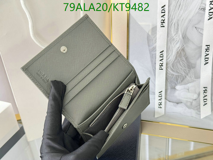 Prada-Wallet Mirror Quality Code: KT9482 $: 79USD