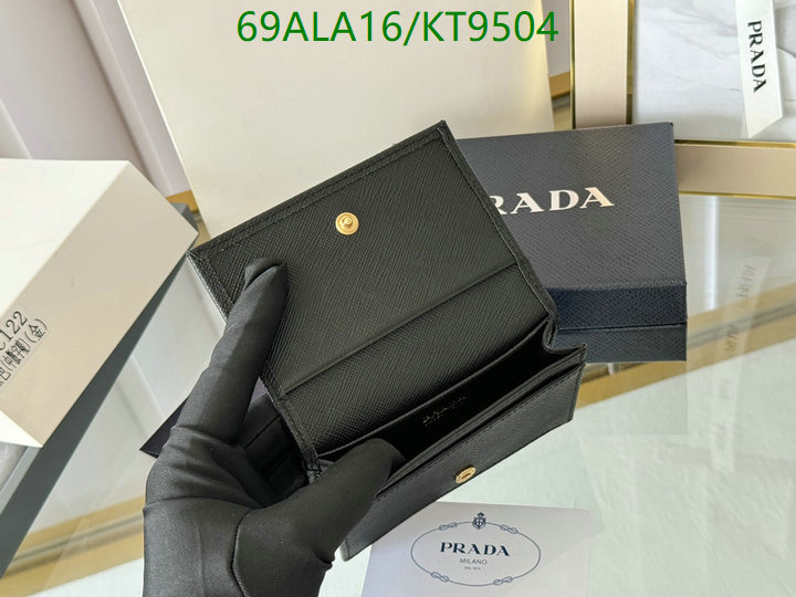 Prada-Wallet Mirror Quality Code: KT9504 $: 69USD