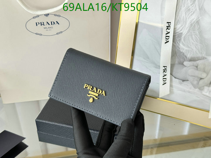 Prada-Wallet Mirror Quality Code: KT9504 $: 69USD