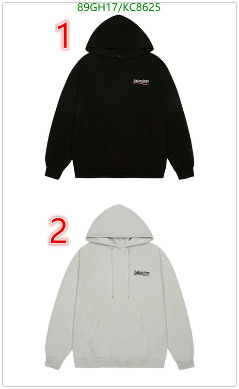 Balenciaga-Clothing Code: KC8625 $: 89USD