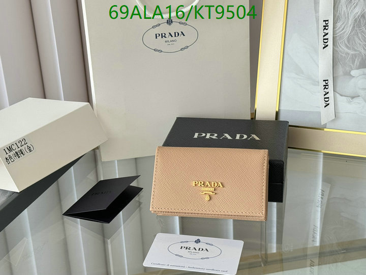 Prada-Wallet Mirror Quality Code: KT9504 $: 69USD