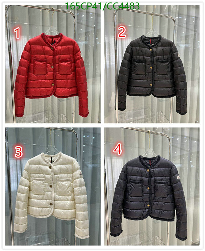 Moncler-Down jacket Women Code: CC4483 $: 165USD