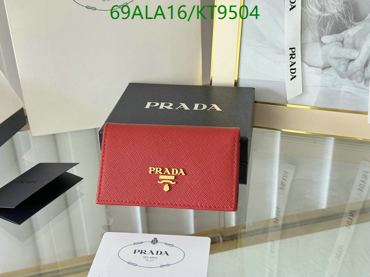 Prada-Wallet Mirror Quality Code: KT9504 $: 69USD