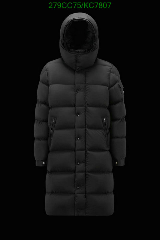 Moncler-Down jacket Men Code: KC7807 $: 279USD