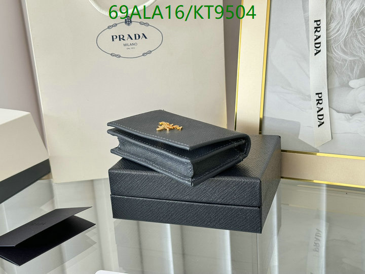 Prada-Wallet Mirror Quality Code: KT9504 $: 69USD