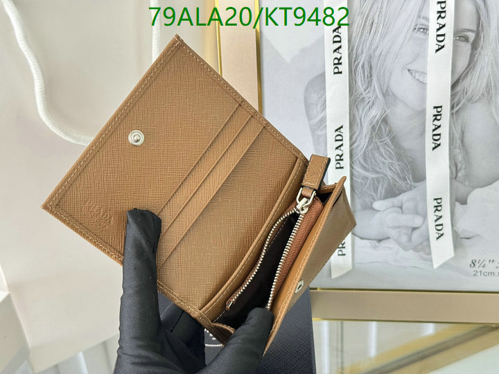 Prada-Wallet Mirror Quality Code: KT9482 $: 79USD