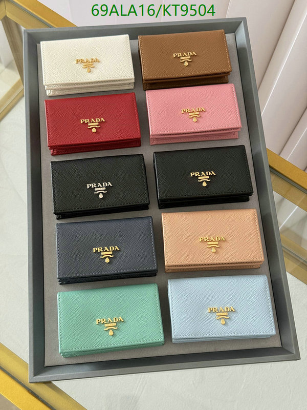 Prada-Wallet Mirror Quality Code: KT9504 $: 69USD