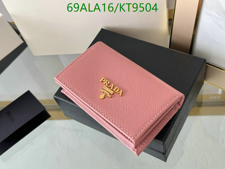 Prada-Wallet Mirror Quality Code: KT9504 $: 69USD