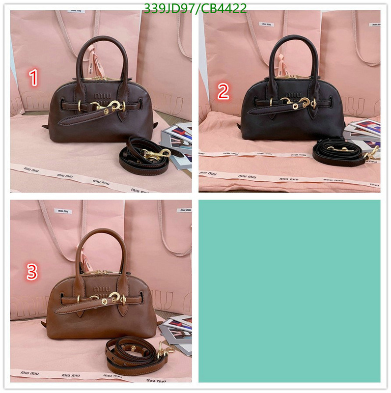 Miu Miu-Bag-Mirror Quality Code: CB4422 $: 339USD