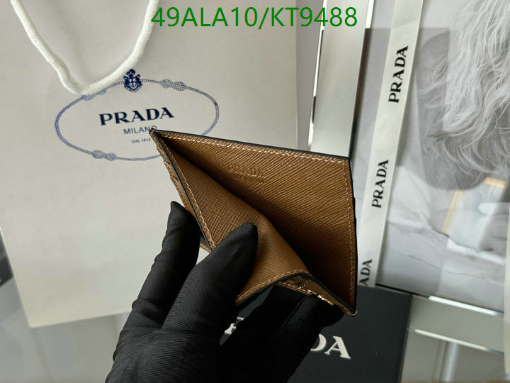 Prada-Wallet Mirror Quality Code: KT9488 $: 49USD