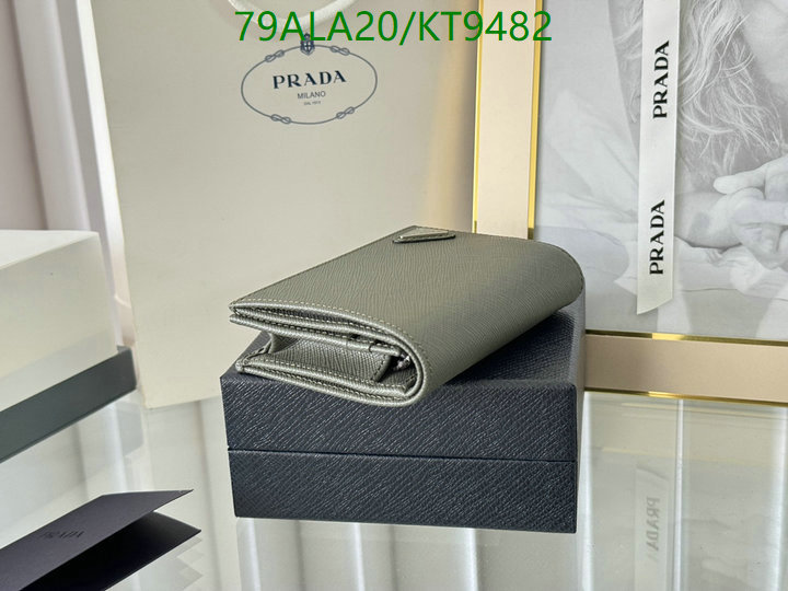 Prada-Wallet Mirror Quality Code: KT9482 $: 79USD