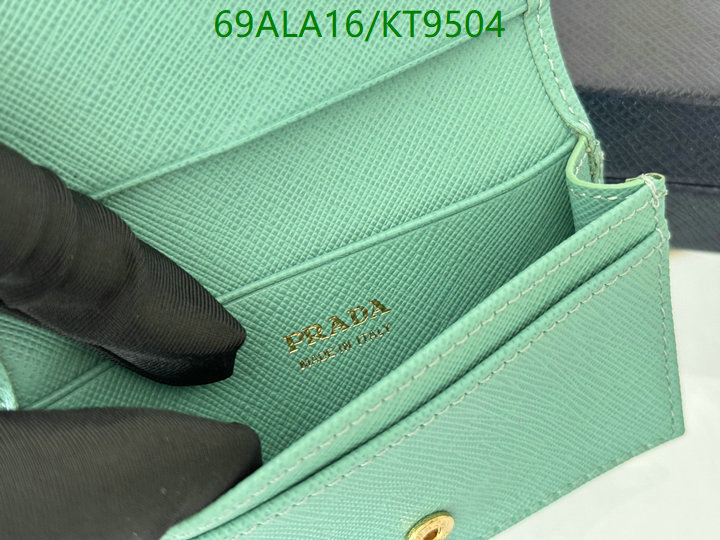 Prada-Wallet Mirror Quality Code: KT9504 $: 69USD