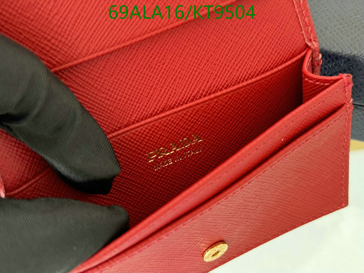 Prada-Wallet Mirror Quality Code: KT9504 $: 69USD