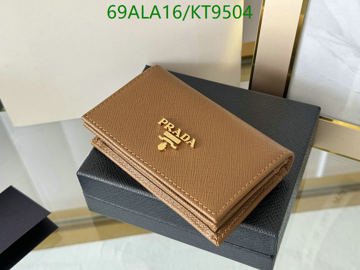 Prada-Wallet Mirror Quality Code: KT9504 $: 69USD