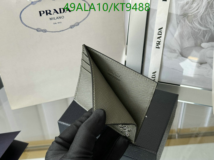 Prada-Wallet Mirror Quality Code: KT9488 $: 49USD