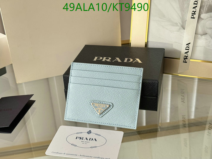 Prada-Wallet Mirror Quality Code: KT9490 $: 49USD