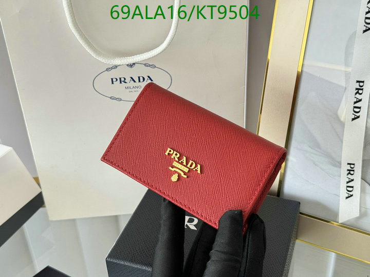 Prada-Wallet Mirror Quality Code: KT9504 $: 69USD