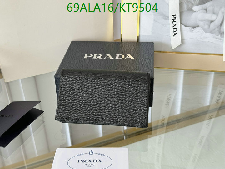 Prada-Wallet Mirror Quality Code: KT9504 $: 69USD