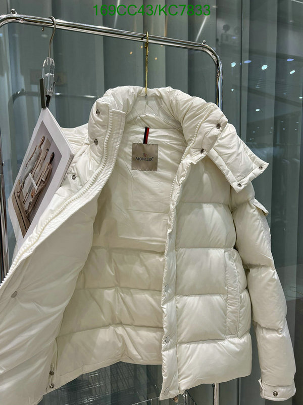 Moncler-Down jacket Women Code: KC7833 $: 169USD