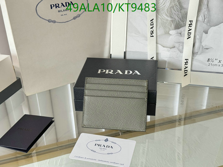 Prada-Wallet Mirror Quality Code: KT9483 $: 49USD