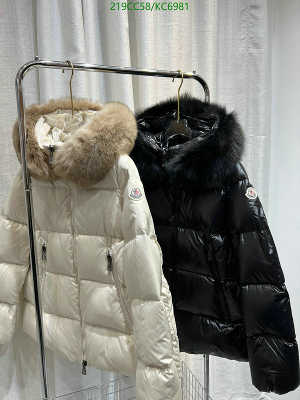 Moncler-Down jacket Women Code: KC6981 $: 219USD