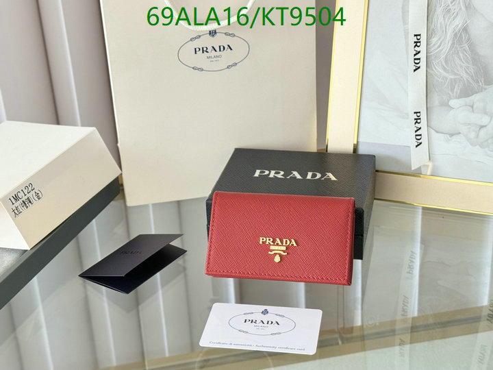 Prada-Wallet Mirror Quality Code: KT9504 $: 69USD