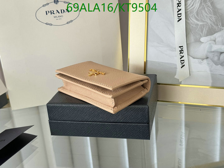 Prada-Wallet Mirror Quality Code: KT9504 $: 69USD