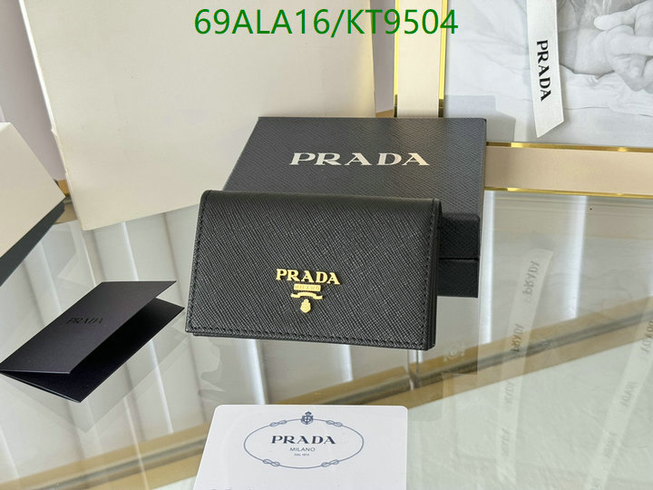 Prada-Wallet Mirror Quality Code: KT9504 $: 69USD