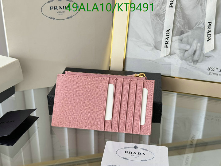 Prada-Wallet Mirror Quality Code: KT9491 $: 49USD