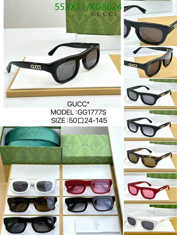 Gucci-Glasses Code: KG8024 $: 55USD